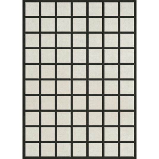 Layered Avenue Checked Bone ullteppe White, 250 x 350 cm Layered Avenue Checked Bone ullteppe White, 250 x 350 cm