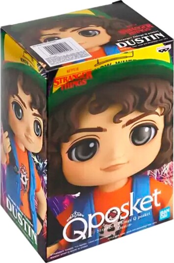 Stranger Things Q Posket Figurer Dustin 13 cm - Anime Samleobjekt