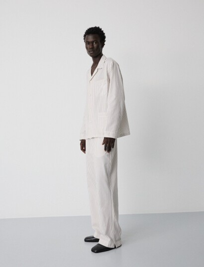 MAGNIBERG Wall Street Pants Beige S