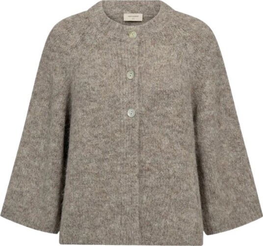 FREE/QUENT Fqgrslulu Cardigan   Beige   XL