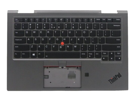 Chicony - Erstatningstastatur For Bærbar Pc - Med Trackpoint - Bakbelysning - Qwerty - Engelsk - Europa - Fru - Med Toppdeksel - For Thinkpad X1 Yoga Gen 5 20Ub, 20Uc