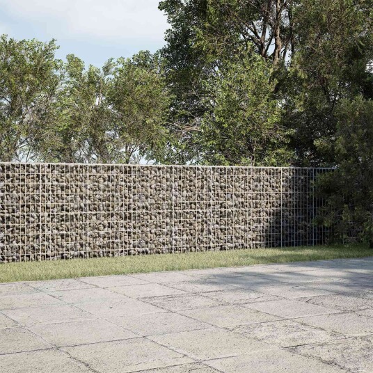 vidaXL Gabion med 3,5 mm tråd og 5x10 cm mesh 600x100x100 cm
