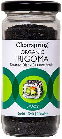 Clearspring Irigoma Ristet svart sesamfrø Økologisk - 100 g