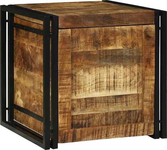 Oppbevaringsboks 50 x 50 x 50 cm Solid Mangotre