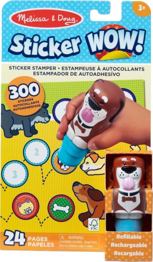 Melissa &  Doug Sticker WOW! Aktivitetsbok Hund