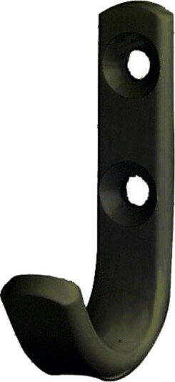 GARDEROBEKROK  58mm SVART MATT (10) KLESKROK løspk PN B