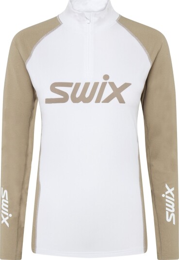Swix Racex Dry Half Zip W White M