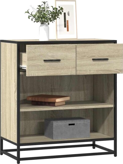 Skjenk sonoma eik 68x35x76 cm konstruert tre 8721102840449