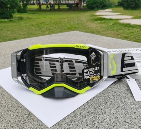 Scott motocrossbriller Sports Motocross Briller Motorsykkel Solbriller Mann MTB ATV Maske Vindtett Beskyttelse Ski Sykling Racing Off-Road