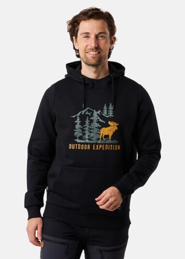 Swedemount Forest Hood Black Elk L Hoodies Swedemount Forest Hood Black Elk L Hoodies