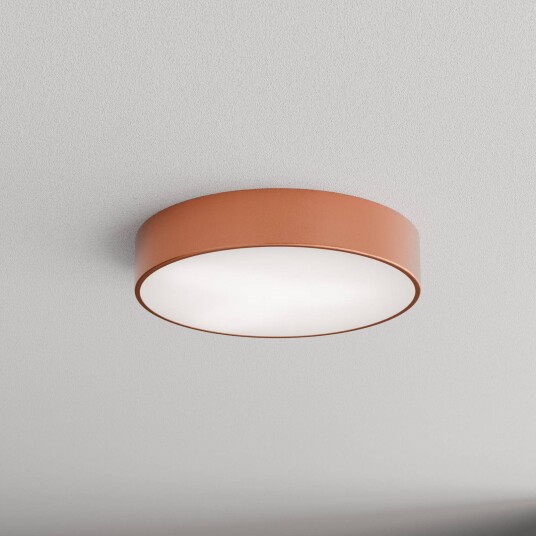 TEMAR LIGHTING Cleo 400 taklampe kobber sensor IP54 Ø 40 cm metall