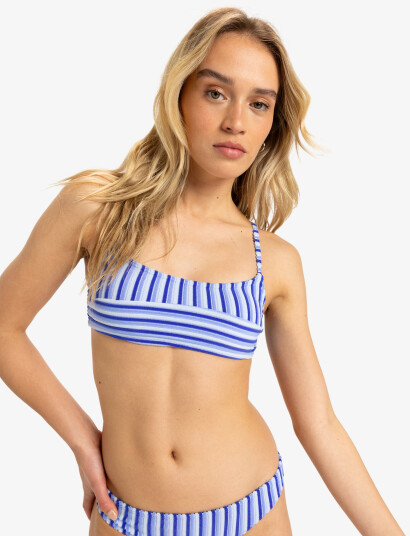 Roxy Party Wave Bralette - Blue - XS