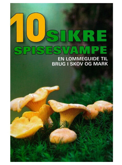 10 Sikre Spisesvampe - Display Med 10 Stk. | Hermod Karlsen | Språk: Dansk