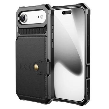 iPhone Air TPU deksel med kortholder Svart