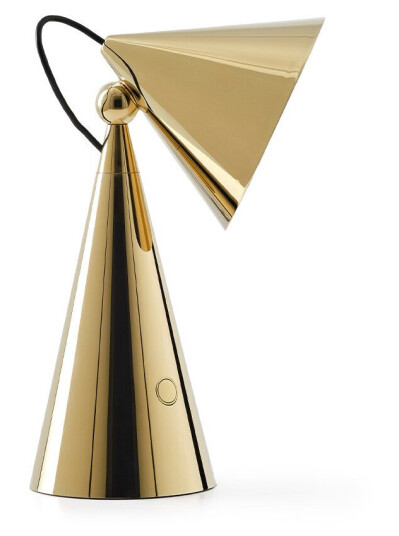 Tom Dixon - Pose Portable Bordlampe Gold - Lampemesteren Tom Dixon - Pose Portable Bordlampe Gold - Lampemesteren