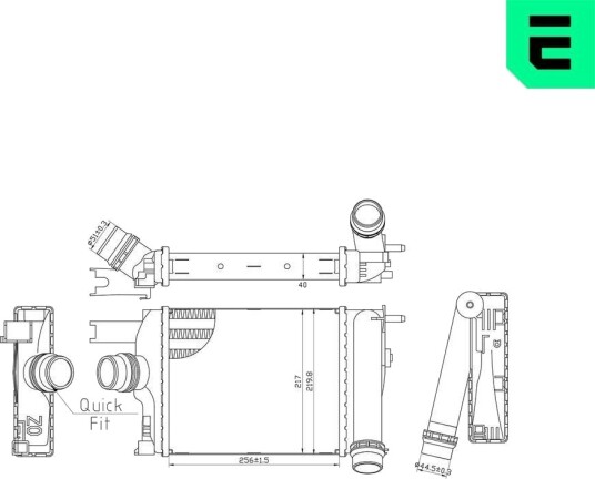 Intercooler ERA 672048