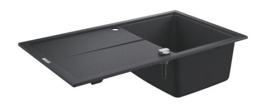 Grohe K400 kjøkkenkum for nedfelling 860x500 mm, Sort Granitt Grohe K400 kjøkkenkum for nedfelling 860x500 mm, Sort Granitt
