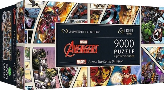 Trefl Prime Puslespill 9000 brikker Marvel Across The Comic Universe Trefl Prime Puslespill 9000 brikker Marvel Across The Comic Universe