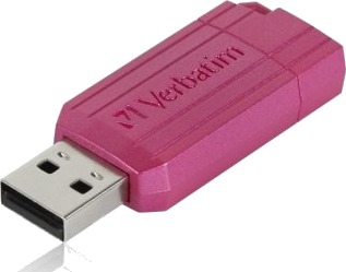 Verbatim Pinstripe 128 Gb Usb Type-A 2.0 12 Mb/S Skyving Rosa Verbatim Pinstripe 128 Gb Usb Type-A 2.0 12 Mb/S Skyving Rosa