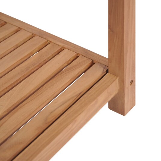  Baderomshylle 4 etasjer heltre teak 42x42x165 cm