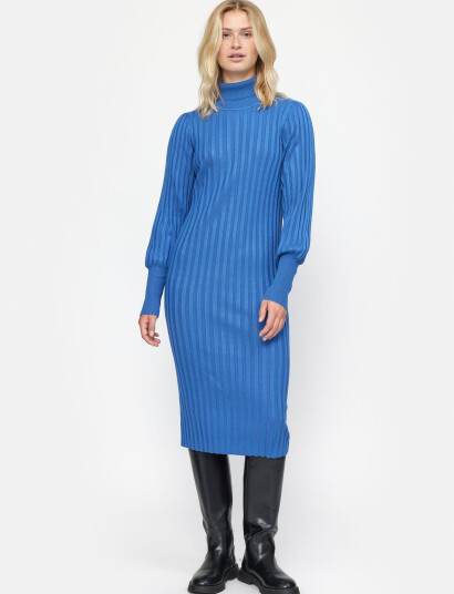 Soft Rebels Srfelina Rollneck Dress Knit Blue XL Soft Rebels Srfelina Rollneck Dress Knit Blue XL