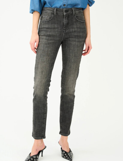 IVY Copenhagen Ivy-Alexa Cropped Jeans Wash Westpo - Grey - 24 x 30