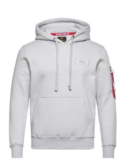 Alpha Industries Back Print Hoodie - Grey - M