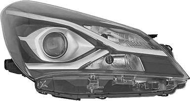 VAN WEZEL 5344964 Frontlykter