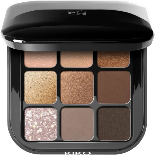 KIKO Milano Glamour Multi Finish Eyeshadow Palette 2.5 g 01 Earth Tones