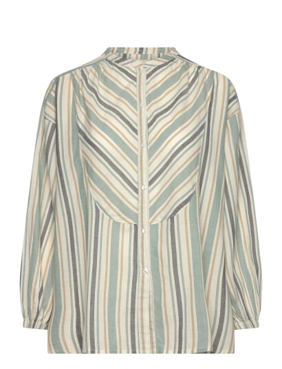 Moshi Moshi Mind Laurie Shirt Stripe - Green - XS Moshi Moshi Mind Laurie Shirt Stripe - Green - XS