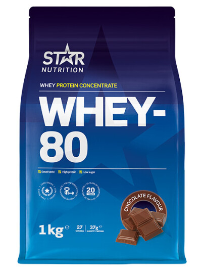 Whey-80 Myseprotein 1 kg