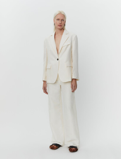 Day Birger et Mikkelsen Marcy - Solid Linen - Cream - 40 Day Birger et Mikkelsen Marcy - Solid Linen - Cream - 40