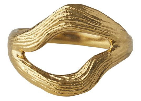Pernille Corydon Flowing Dreams Ring 18 kt. Gullbelagt sølv R-344-GP-54 - Dame - 925 sterling silver