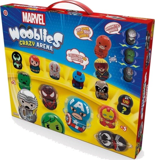 TM Toys Marvel Wooblies Crazy Arena Lekefigurer 5+ År