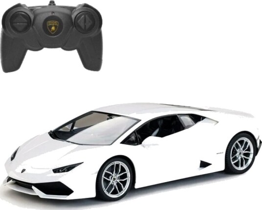 Rastar 1:24 Huracan LP 610-4 Radiostyrt Bil Hvit