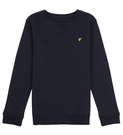 Lyle & Scott Collegegenser Crew Neck Sweatshirt Blå Lyle & Scott Collegegenser Crew Neck Sweatshirt Blå