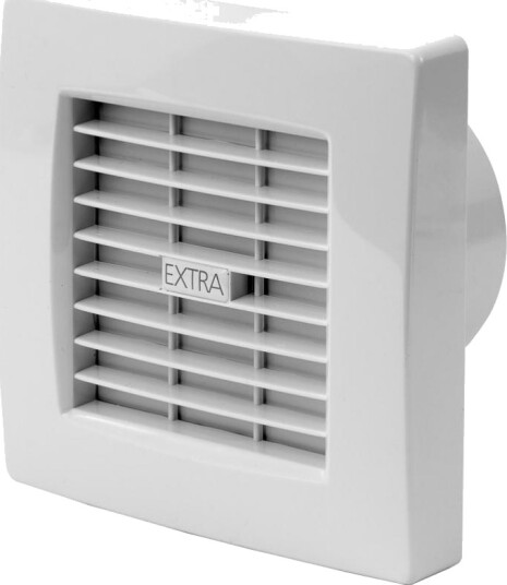 Europlast Baderomsvifte Standard E EXTRA X100Z m/ Automatisk Spjeld 19W 230V Hvit
