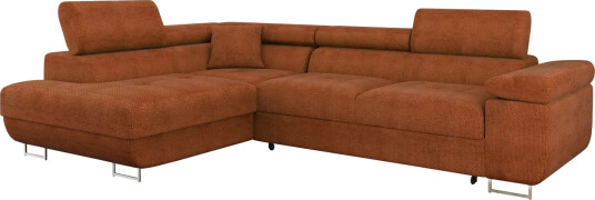 Gabina Sofa med Sjeselong 3 seter Oransje Gabina Sofa med Sjeselong 3 seter Oransje
