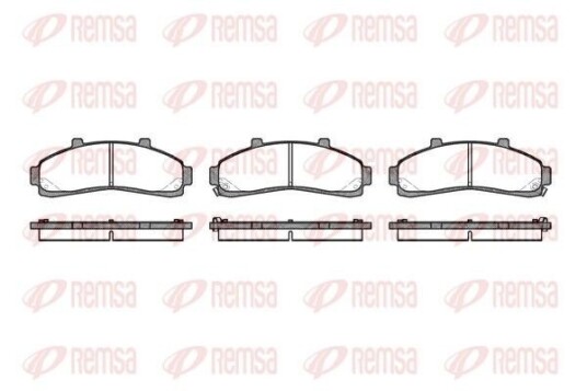 Bremseklosser REMSA 0571.02 Bremseklosser REMSA 0571.02