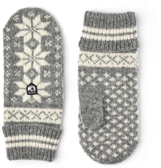 Hestra Isvik Mitt Grey/offwhite 6