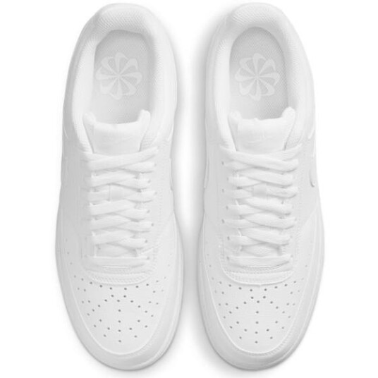 Nike Court Vision Low, sneaker herre 44.5 White/White-White Nike Court Vision Low, sneaker herre 44.5 White/White-White