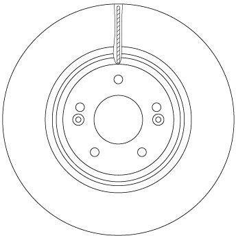 Bremseskive TRW DF6958S