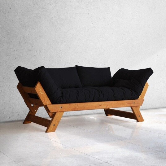 Zylar 2 seters Sovesofa Svart