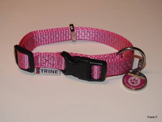 Trine Trygg Halsbånd Rosa XS