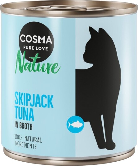 Cosma Våtfôr Nature Skipjack Tunfisk 12 X 280 G