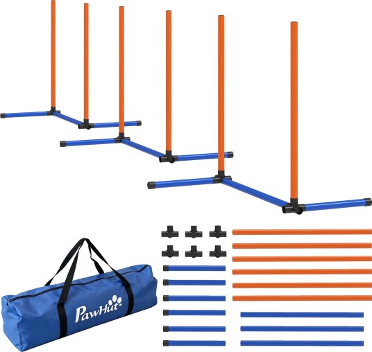 Northio Agility-Sett For Hunder 3-Delers Treningssett Med Slalomstaver