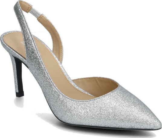 Michael Kors Alina Flex Sling Pump Silver 38