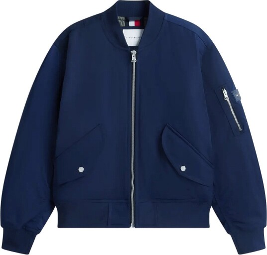 Tommy Hilfiger Padded Bomber Jacket Navy M