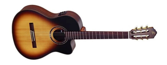 Ortega Guitars Ortega Rce158sn-Tsb Klassisk Gitar 4/4 Med Mik, Slim Neck