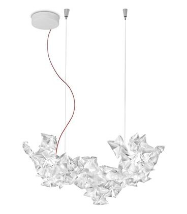 SLAMP Hanami Taklampe Liten Transparent/ Rød Tråd SLAMP Hanami Taklampe Liten Transparent/ Rød Tråd